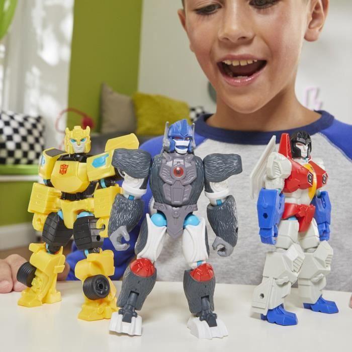 MixMashers Bumblebee, figurine personnalisable à mélanger et combiner avec accessoires, Transformers, Dès 4 ans