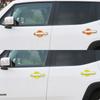 Дверная ручка, чаша, декоративная крышка, накладка, наклейка для Jeep Renegade 2016 2017 2018 2022 2023 автомобиля