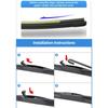 Front Wiper Blades Set For Ford F150 2000 - 2025 2025 2020 2019 2017 2015 2014 2013 2004 2003 2001 Windshield Windscreen Brushes