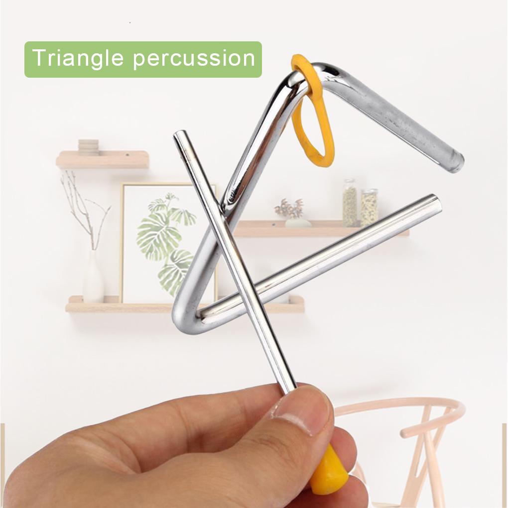 5/6/7/8 Inch Triangle Orff Instrument Band Percussion Musical Triangolo For Kids