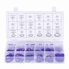 270pcs Assorted Car Air Conditioning Compressor O Ring Seal Gasket Rubber Washer Seals Purple