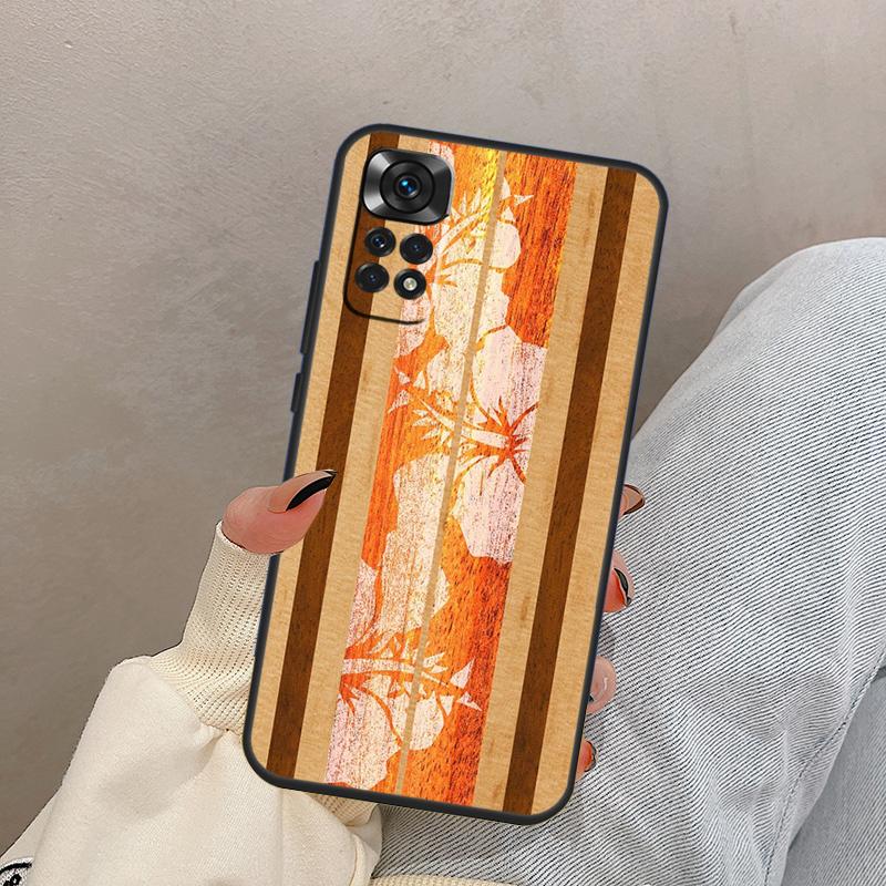 Пляжный Гавайский Имитация Коа Дерево Для Xiaomi Redmi Note 14 10 11 12 13 15 Pro Plus Чехол Обложка Для Redmi 15 15C 14C 10C 12C 13C