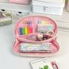 Polka Dot Pattern Pencil Case Large Capacity Stationery Bag Stationery Organizer  Students Gift