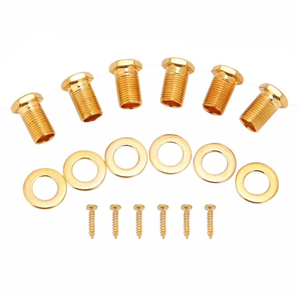 6PCS Semi-Closed 3L3R Tuning Pegs Golden Tuning Keys Professional Guitar Tuning Pegs Guitarists