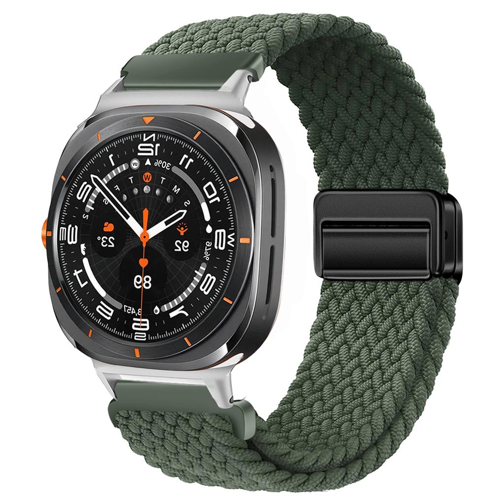 Для Samsung Galaxy Watch 7 Ultra Ремешок 47 мм Аксессуары Магнитный Плетеный нейлоновый спортивный Браслет Correa Galaxy Watch 7 Ultra Ремешок