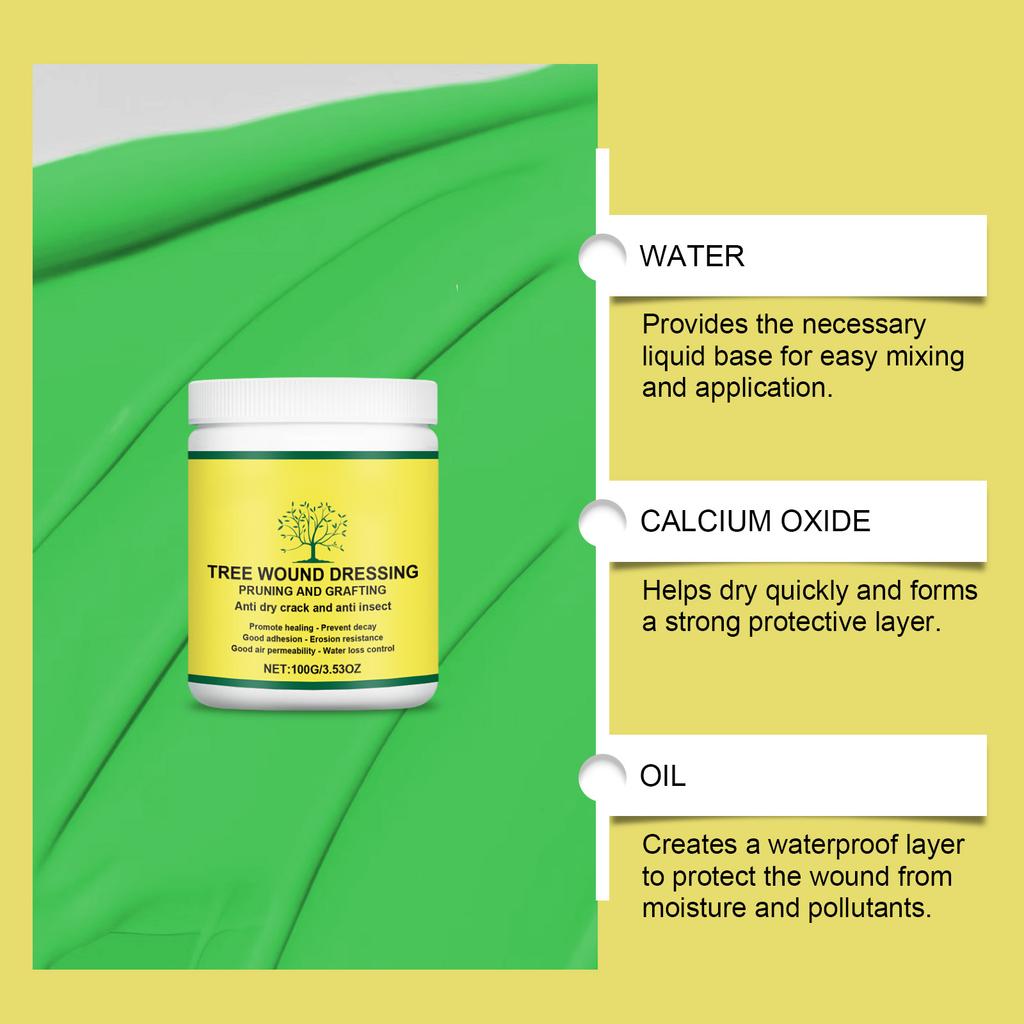Средство для заживления ран деревьев, Средство для заживления ран после обрезки деревьев, Повязка для ран деревьев с кисточкой, Мазь для срезов бонсай, Средство для заживления ран после обрезки бонсай