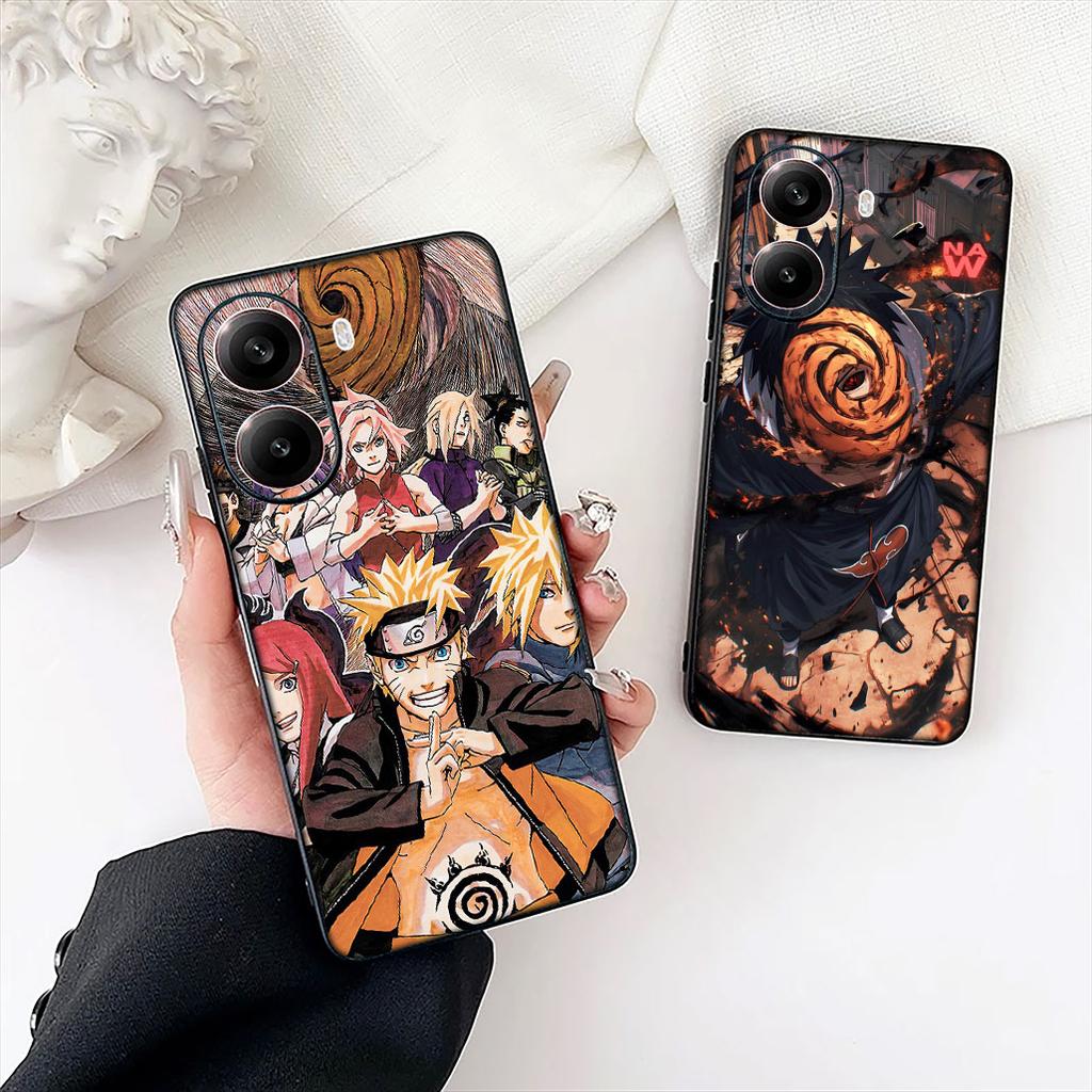 Чехол для телефона Tobi Naruto Uchiha Obito Sasuke для Motorola Moto G86 G14 G35 G34 G45 G55 G67 G75 G85 G24 G15 G54 G57 Power Case