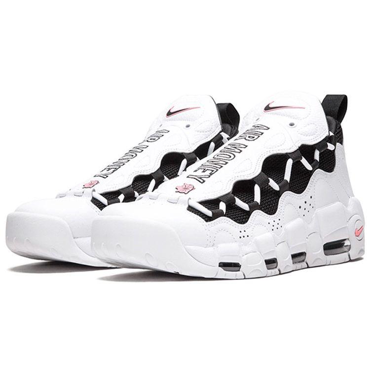 Nike Мужские кроссовки Air More Money Piggy Bank Белый белый черно-кораллово-мелово-белый AJ2998-101