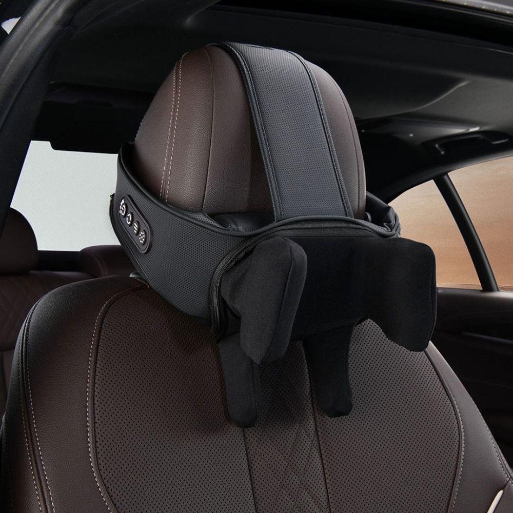 Multi-functional Car Massage Pillow Heated Cervical Massage Tool for Vehicle Home Office