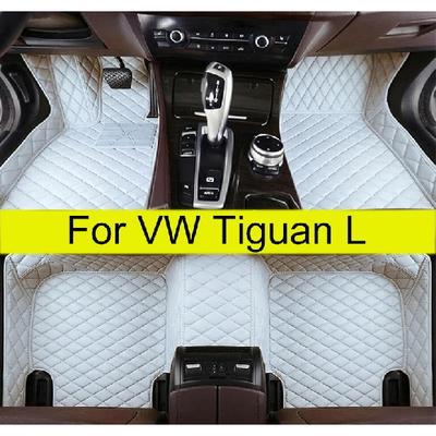 Автомобильные коврики для VW Volkswagen Tiguan L 2018 2017 5 мест Автомобильные ковры для салона Чехлы Аксессуары