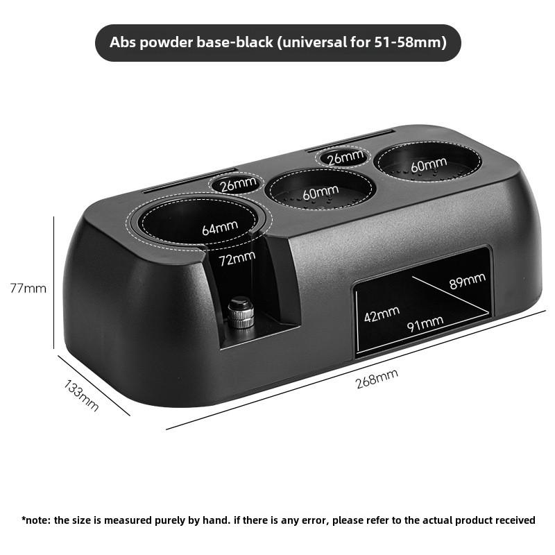 51-58 мм Универсальная подставка для кофе Темперная станция Подставка для хранения кофейного портафильтра Держатель диспенсера Нескользящая основа для темперирования кофе