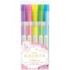 Zebra KiraRich Highlighter 5 Pen, Colors, WKS18-5C