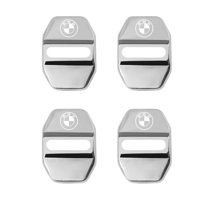 4Pcs Titanium Alloy Car Door Lock Protective Cover For BMW X3 X5 X4 X6 X7 X1 E46 E90 E60 F30 F10 E39 E36 F20 G20 G30 E92 E87 E91 VM4