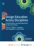 The Design Education Across Disciplines : Transformative Learning Experiences for the 21st Century Book