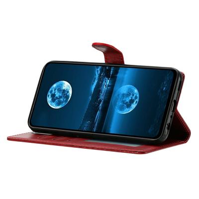 Кожаный чехол-кошелек с подставкой для телефона Samsung Galaxy A16 5G/A16 4G с удобным ремешком