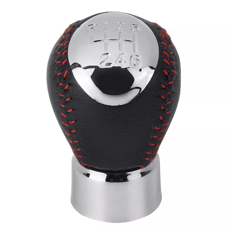 5/ 6 Speed Car Shift Gear Knob PU Leather Boot Gaitor for MAZDA 6 2002 2003 2004 2005 2006 2007 Car Styling Accessories