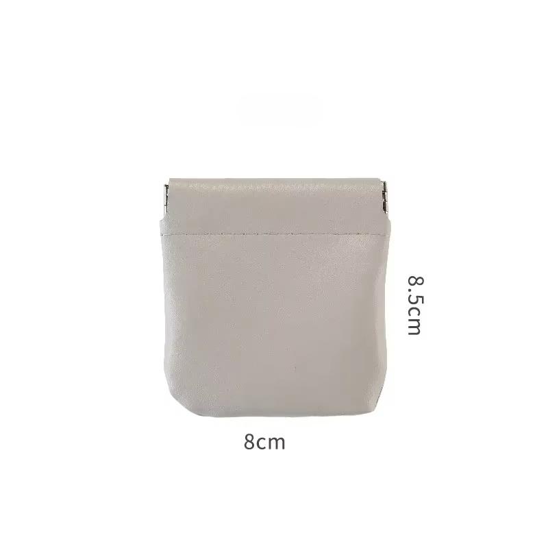 PU Leather Coin Money Change Purse Men Women Mini Coin Purse Card Holder Money Bag Small Coin Storage Wallet Purse
