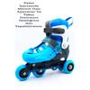Профессиональные регулируемые коньки для детей и взрослых с силиконовыми колесами и подсветкой