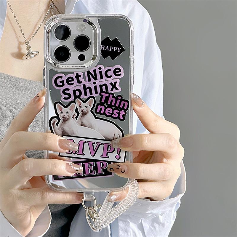 Zhitai Apple 15 iPhone 14 Чехол и набор для гальванизации AirPods с креплением на шнурке