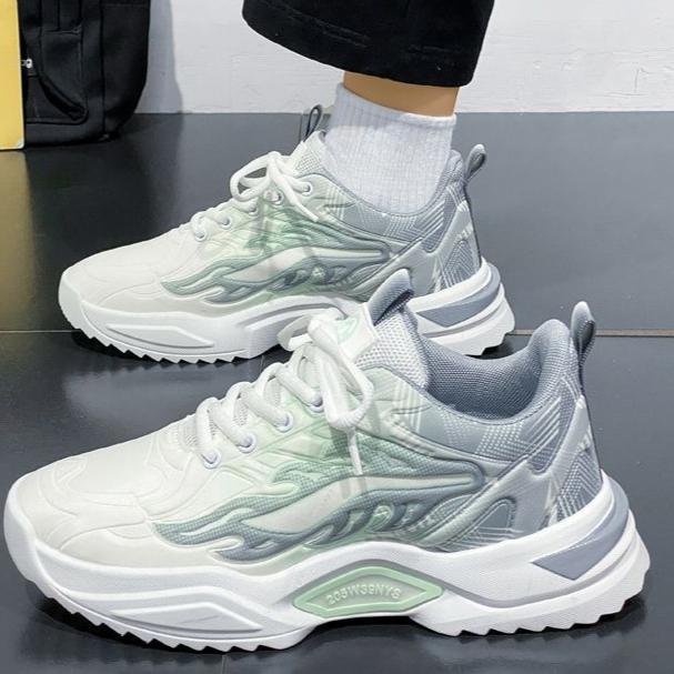 Весенняя мужская обувь 2025 года, новая студенческая спортивная и досуговая молодежная сетчатая универсальная обувь, дышащая обувь для мужчин