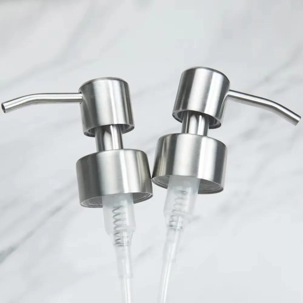 Дозатор жидкого мыла для рук из нержавеющей стали 304, насадка для мыла-пены, аксессуары для дозатора шампуня в ванной комнате и кухне
