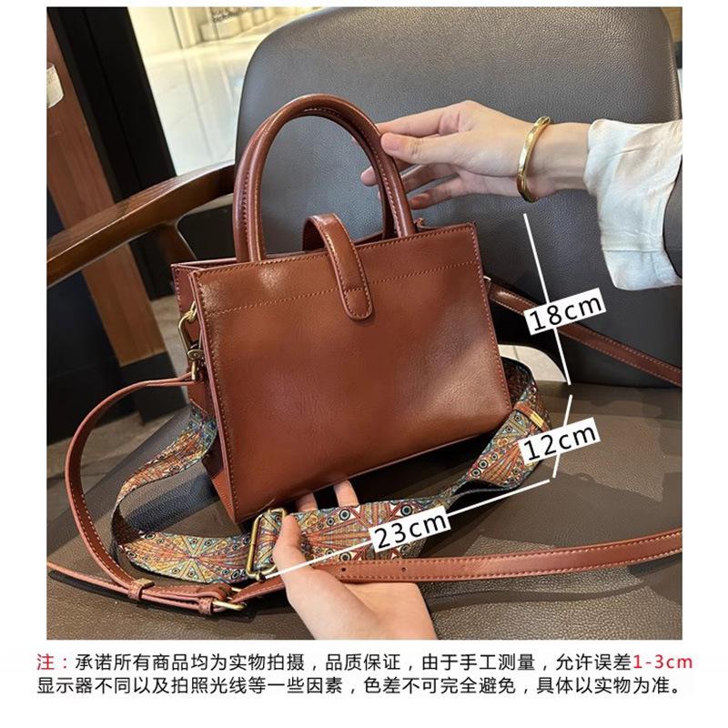 Кожаные женские сумки - модные, атмосферные и универсальные, деловые сумки высокого класса, мягкая кожа на первом слое, и портативные ретро-сумки-мессенджеры