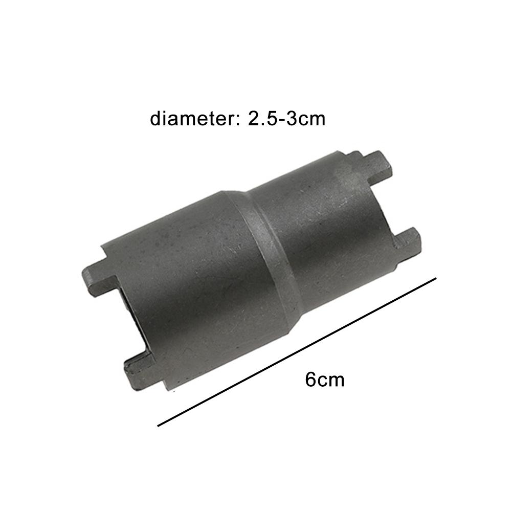 Черный двухсторонний ключ для фиксации гайки сцепления мотоцикла - сменный инструмент для ремонта и снятия гайки Инструменты для ремонта мотоцикла