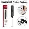 Portable Mini Electric Milk Frother Foamer Coffee Foam Egg Beater Cappuccino Stirrer Food Blender Kitchen with Stand Whisk Tools