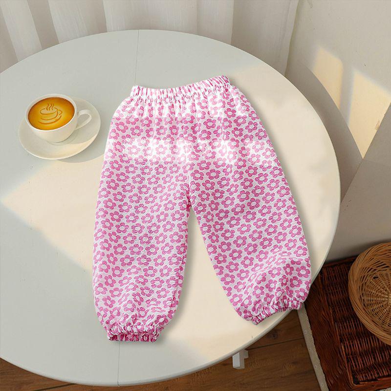 Trendy Summer Mosquito-Proof Lantern Pants for Boys and Girls - Lightweight, Fashionable, and Versatile.