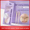Men's and Women's Portable Double-Head Nose Hair Trimmer Comb and Scissors