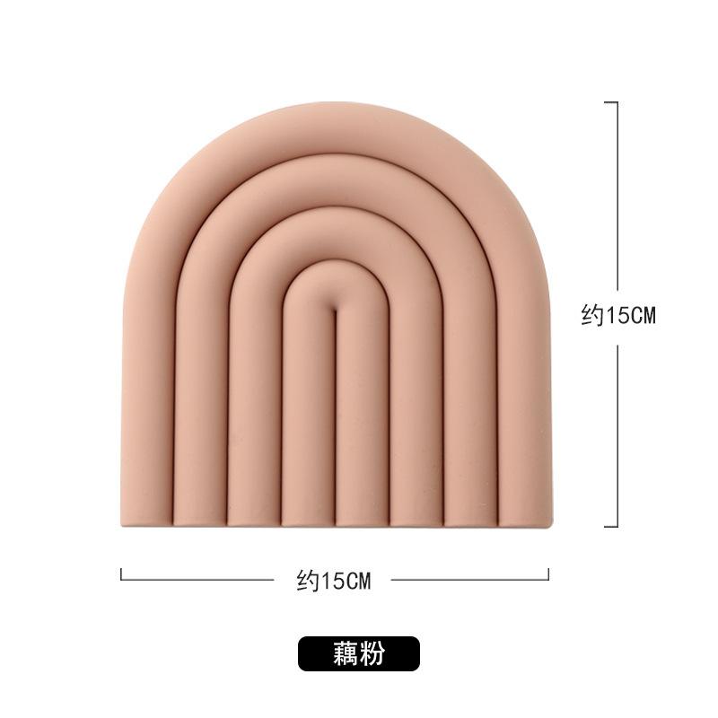 Многофункциональный силиконовый коврик для стола Rainbow Coaster Hot Distress Подставка для горячих блюд Подставка для посуды Держатель для кастрюль для кухни Термостойкая подставка для сковороды