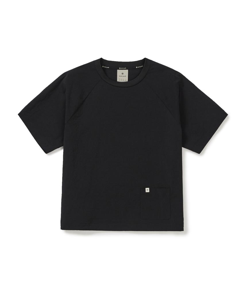 SNOWPEAK APPAREL Женская футболка с карманом и коротким рукавом Root (S26Mwrts61) черный