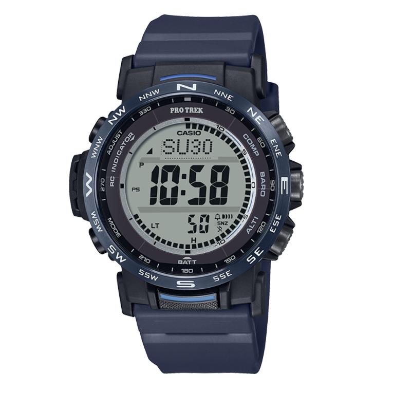 CASIO Limited Outdoor Mountaineering Hiking Radio Wave Solar Power Waterproof High Pressure Temperature Functional Sports Watch Quartz Res PRW-35Y-2PR