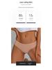 Plus Size Seamless Ice Silk Breathable Women's Sport Briefs with Cotton Crotch