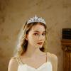Sparkling Water Drop Crystal Tiara Wedding Hair Accessories Bride Headdress  Birthday Party