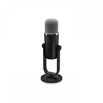 Behringer USB конденсаторный микрофон с USB аудиоинтерфейсом, все-в-одном, выбираемая направленность, выход на наушники BIGFOOT