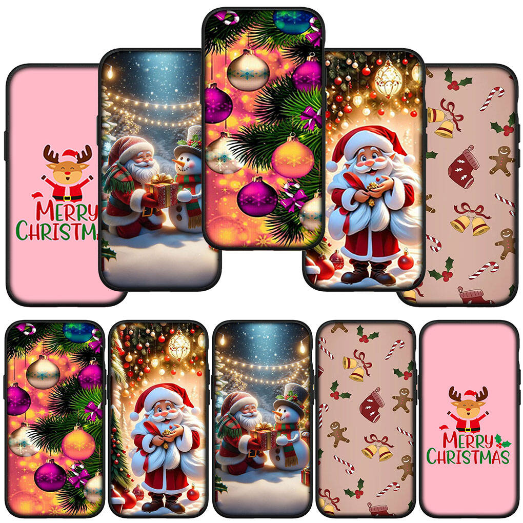 Чехол для iPhone 17 16 15 Xiaomi Poco F8 F7 X7 X6 M8 C85 C75 C71 Redmi Note 14 13 12 11 Pro Max A3 A4 14C 13C 15C Декор С Рождеством Олень Чехол