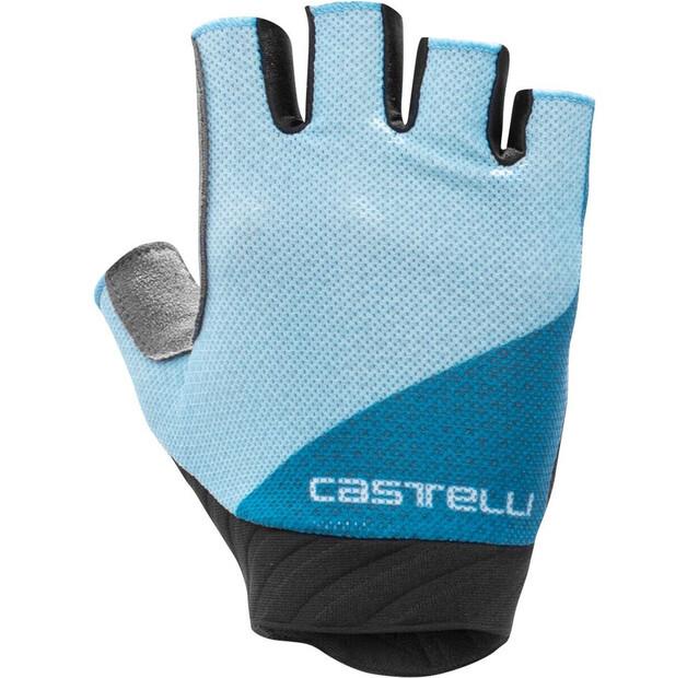 Велосипедные перчатки Castelli Roubaix Gel 2 (голубые)