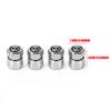 For Volkswagen MK1 4PCS Car Badge Wheel Tires Valve Caps Tyre Valve Stem Covers For Volkswagen VW R Polo Passat Rline Golf 6 Tiguan Jetta GTI ID.3