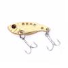 3D Eyes Metal VIB Рыболовная приманка Bass Crankbait Fishing Spinner Blade Golden