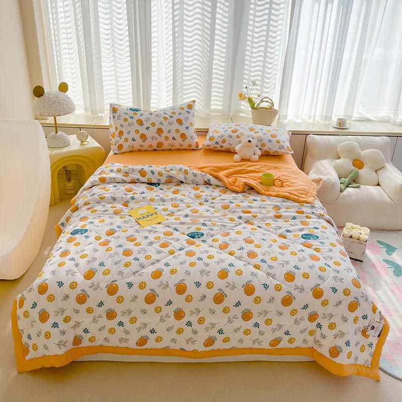 Ультрамягкое летнее охлаждающее одеяло — легкое, дышащее и приятное для кожи с тисненым цветочным принтом для всех сезонов — идеально для спальни