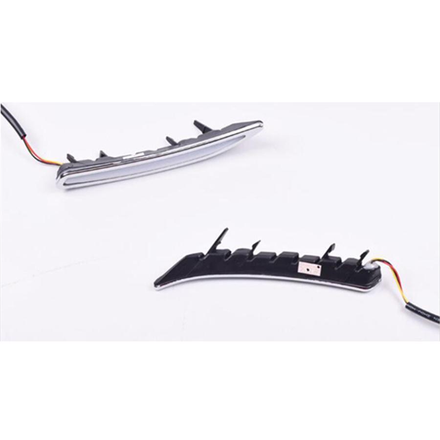 2x LED Front Bumper Turn Signal Fog Light DRL Lamp For Buick Regal GS 2008-2017