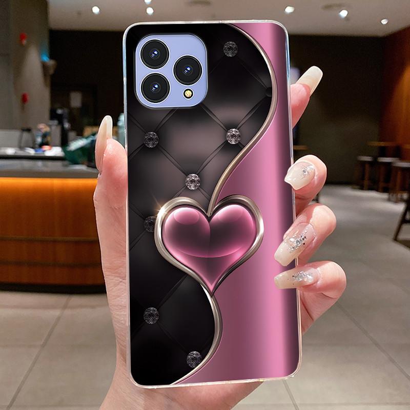 Чехол для телефона Cubot P80 Coque Бабочка Бант Защитный корпус CubotP80 Чехол Capa Прозрачный Мягкий Силикон TPU Покрытие Funda