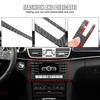 Soft Carbon Fiber Center Console AC Switch Sticker For Benz E-Class 2014-2015