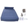 Inflatable Mattress Automatic Velvet Foldable Luxury Inflating Air Bed with Pump for Home Camping