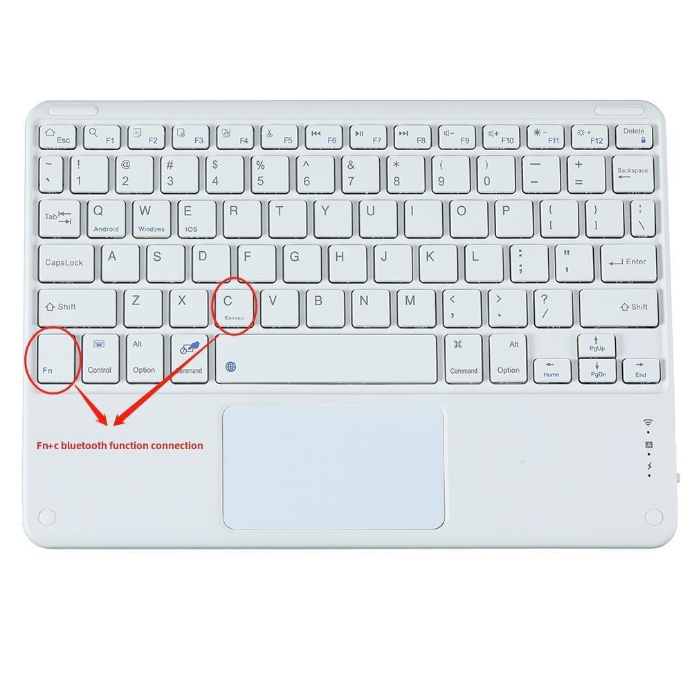 Bluetooth-клавиатура для планшетов Huawei Xiaomi Lenovo Honor X7 Ultra Slim Wireless External Pad Keyboard