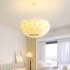 2025 Modern Minimalist Feather Chandelier - Romantic Lighting for Restaurant and Bedroom