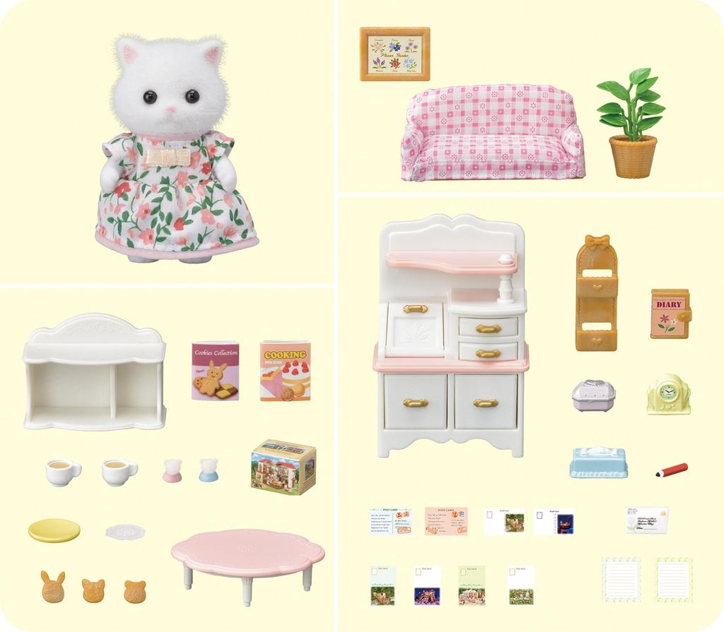 Sylvanian Families Набор Любимая Мебель Кукла/Мебель [Набор Персидской Кошки] SE-195