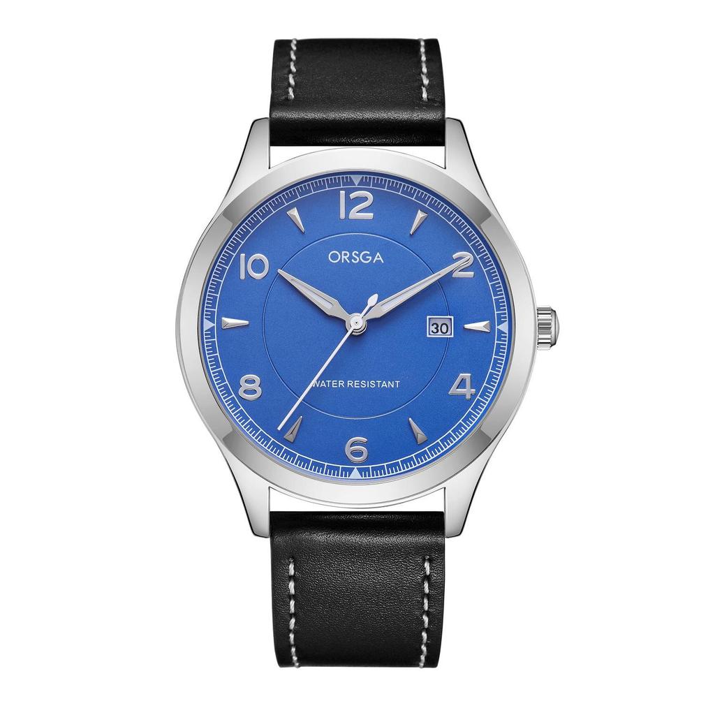 ORSGA Мужские Модные Водонепроницаемые Деловые Кварцевые Часы с Календарем