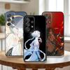 Игровой чехол для телефона Onmyoji для Samsung Galaxy A 91,80,73,72,71,53,52,51,22,5G, противоударный, мягкий, черный
